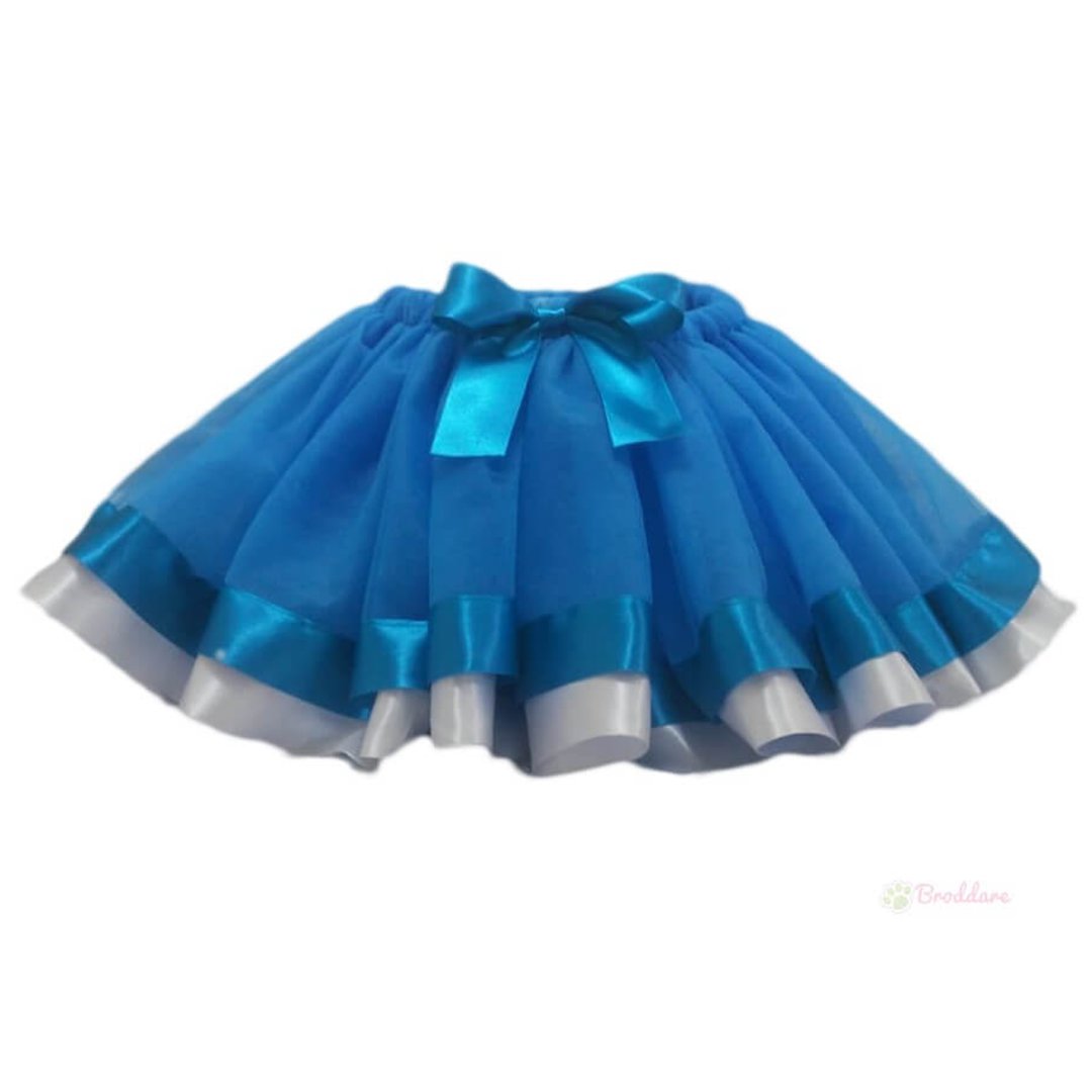 Tutú Infantil Azul Turquesa - Falda de Tul 30cm